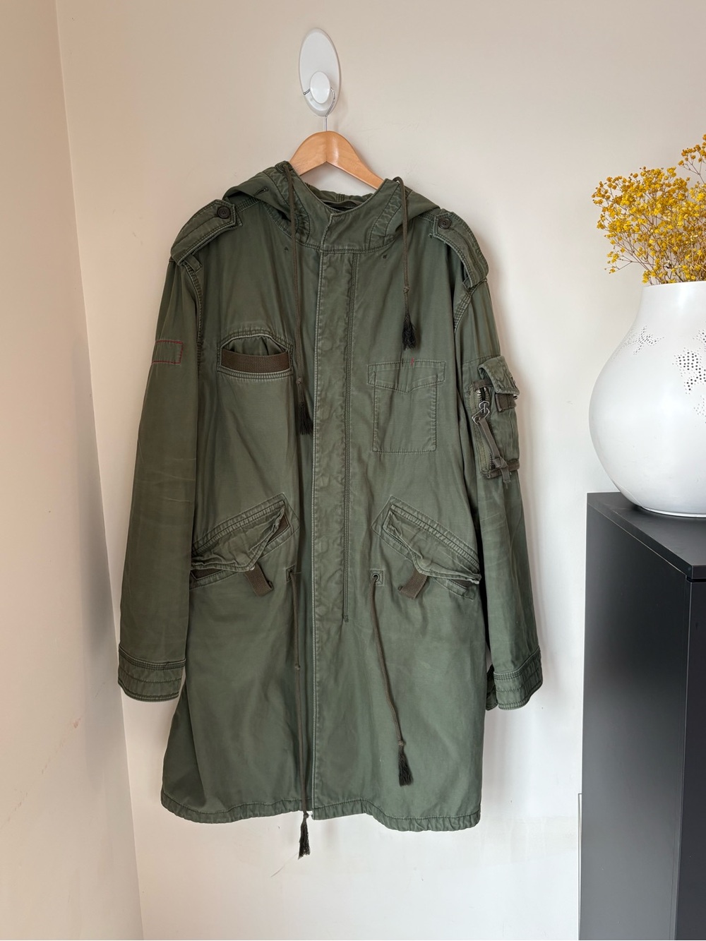 Vintage GAP (RED) Bono Military Parka / Trench